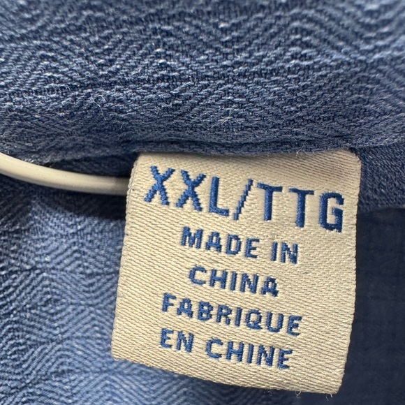 Tommy Bahama Blue Casual Button Down Shirt - Picture 5 of 7